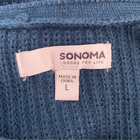 Sonoma Teal Crew Neck Sweater - Picture 7 of 8